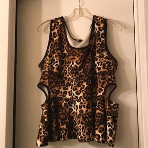 Plus Size Peplum Top